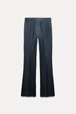 Sale PANTALÓN FLARE EFECTO DENIM Mujer Jeans|Pantalones