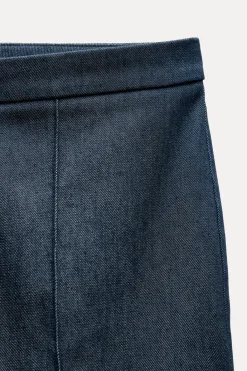 Sale PANTALÓN FLARE EFECTO DENIM Mujer Jeans|Pantalones