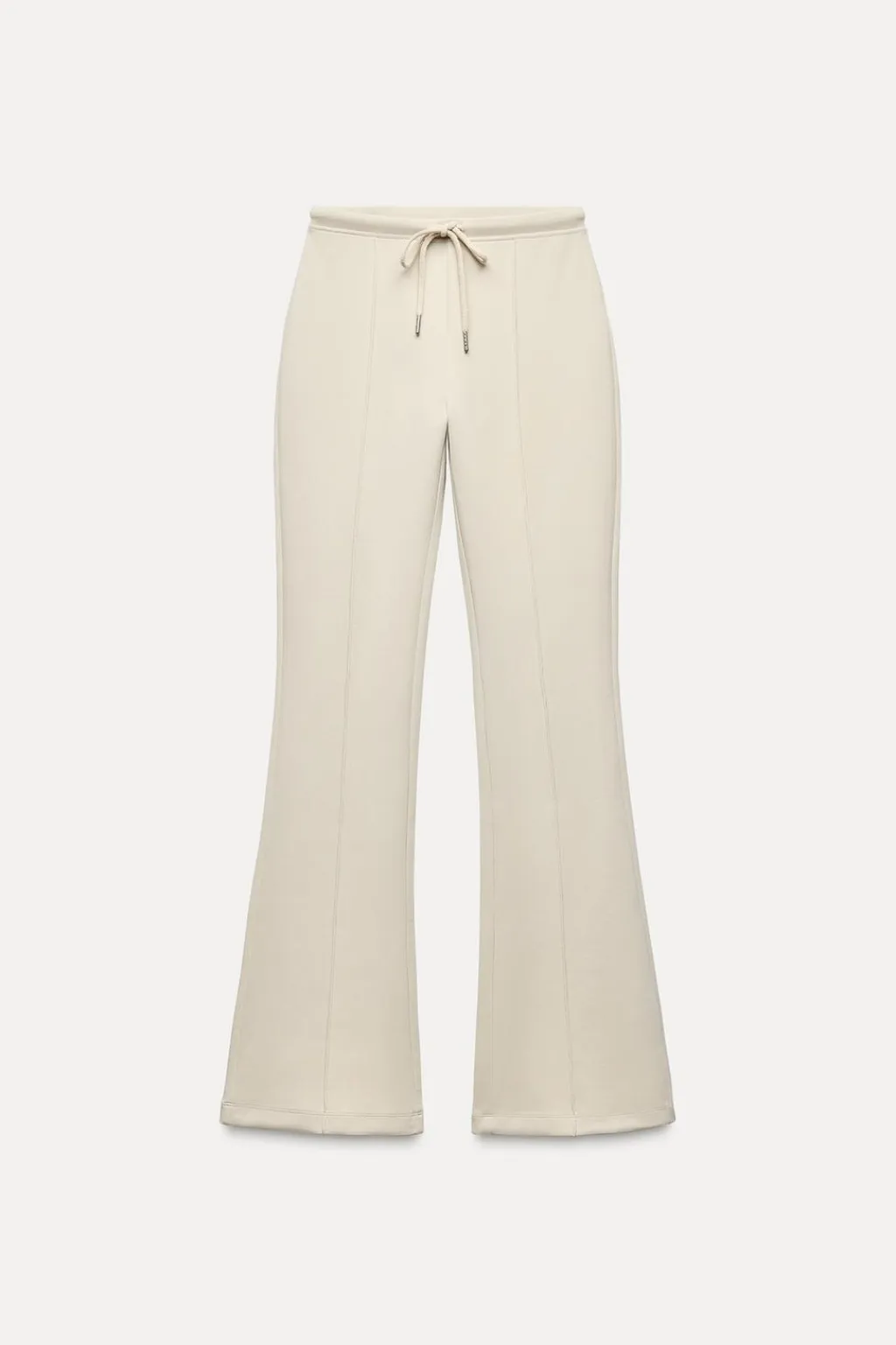 Hot PANTALÓN FLARE INTERLOCK COSTURAS Mujer Pantalones|Sudaderas / Joggers