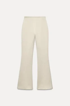 Hot PANTALÓN FLARE INTERLOCK COSTURAS Mujer Pantalones|Sudaderas / Joggers