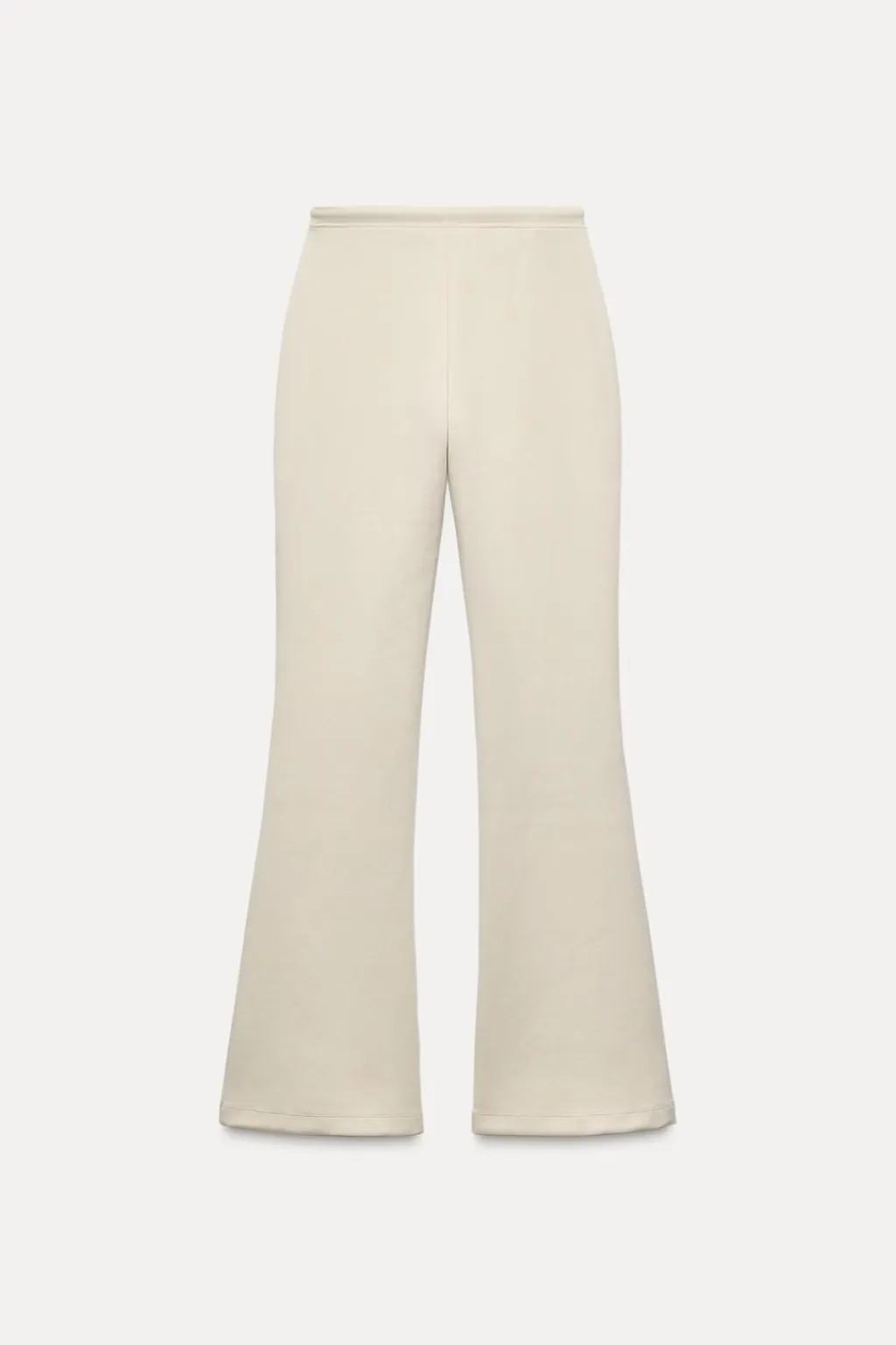 Hot PANTALÓN FLARE INTERLOCK COSTURAS Mujer Pantalones|Sudaderas / Joggers