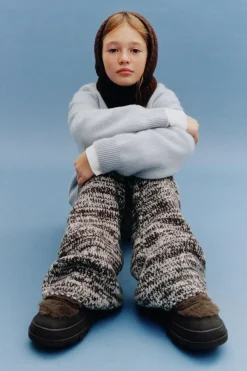 Niños ZARA 6 - 14 Años·Punto|6 - 14 Años·Pantalones<PANTALÓN FLARE PUNTO