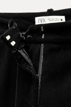 Best PANTALÓN FLARE TERCIOPELO ZW COLLECTION Mujer Pantalones