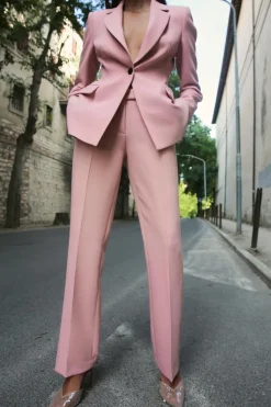 Hot PANTALÓN FLARE TIRO ALTO Mujer Pantalones