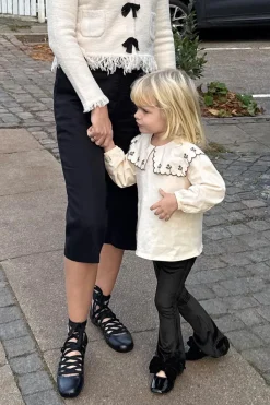 Niños ZARA 1½ - 6 Años·Pantalones|6 - 18 Meses·Pantalones / Leggings<PANTALÓN FLARE VELVET LAZOS