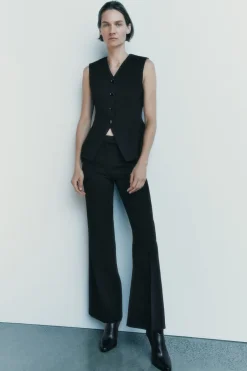 Discount PANTALÓN FLARE ZW COLLECTION Mujer Pantalones