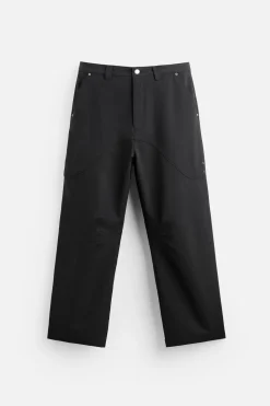 Sale PANTALÓN FLARED FIT COSTURAS Hombre Pantalones