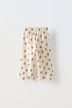 Niños ZARA 1½ - 6 Años·Pantalones|1½ - 6 Años·Total Look<PANTALÓN FLORES TEXTURA