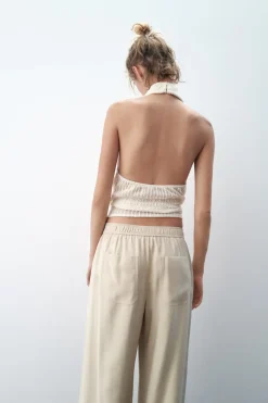 Best PANTALÓN FLUIDO ANCHO Mujer Pantalones