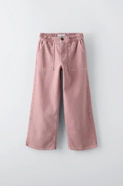 Niños ZARA 6 - 14 Años·Pantalones<PANTALÓN FLUIDO BOLSILLOS