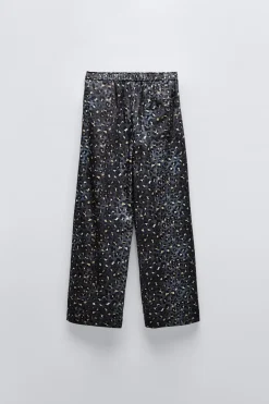 Niños ZARA 6 - 14 Años·Pantalones|6 - 14 Años·Total Look<PANTALÓN FLUIDO ESTAMPADO