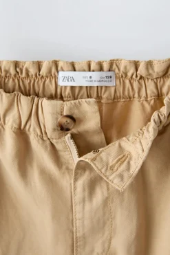 Niños ZARA 6 - 14 Años·Pantalones<PANTALÓN FLUIDO MAXIBOLSILLOS