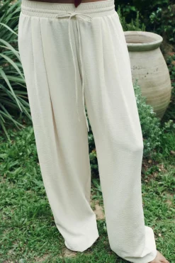 Sale PANTALÓN FLUIDO PINZAS Mujer Pantalones