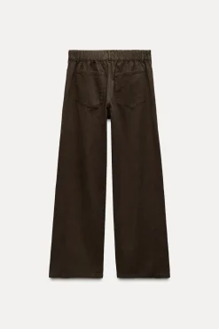 Hot PANTALÓN FLUIDO RÚSTICO Mujer Pantalones