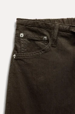 Hot PANTALÓN FLUIDO RÚSTICO Mujer Pantalones