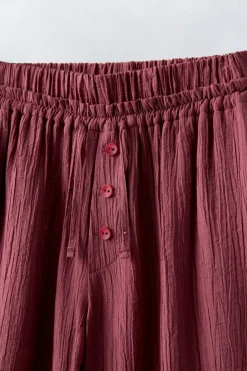 Niños ZARA 6 - 14 Años·Pantalones|6 - 14 Años·Total Look<PANTALÓN FLUIDO TEXTURA