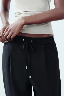 Online PANTALÓN FLUIDO TOBILLERO Mujer Pantalones