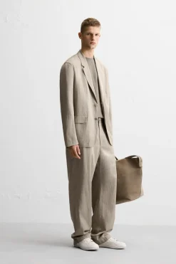 Best PANTALÓN FLUIDO TRAJE Hombre Pantalones