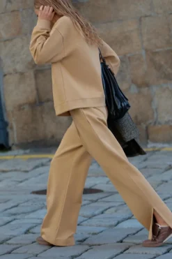 Clearance PANTALÓN INTERLOCK ABERTURA Mujer Pantalones|Sudaderas / Joggers