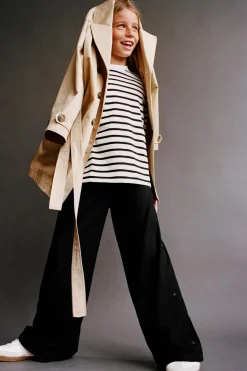 Niños ZARA 6 - 14 Años·Pantalones<PANTALÓN INTERLOCK BOTONES