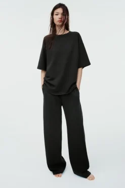 Best PANTALÓN INTERLOCK LAVADO Mujer Pantalones|Sudaderas / Joggers