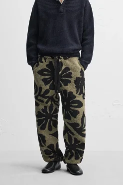 Fashion PANTALÓN JACQUARD BORREGUILLO X NANUSHKA Hombre Pantalones