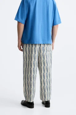 Sale PANTALÓN JACQUARD RAYAS Hombre Pantalones