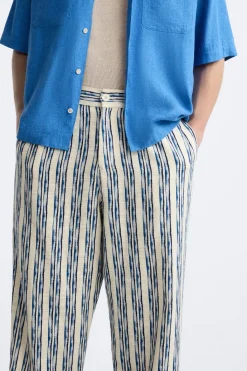 Sale PANTALÓN JACQUARD RAYAS Hombre Pantalones