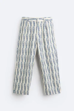 Sale PANTALÓN JACQUARD RAYAS Hombre Pantalones