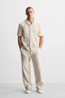 Clearance PANTALÓN JACQUARD RAYAS Hombre Pantalones