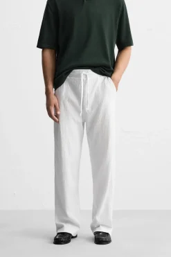 Online PANTALÓN JACQUARD RELAXED FIT Hombre Pantalones