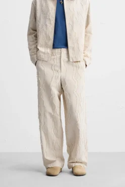 Clearance PANTALÓN JACQUARD RELIEVES Hombre Pantalones