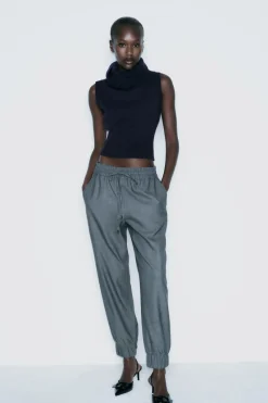 Hot PANTALÓN JOGGER BAJO PUÑO Mujer Pantalones|Sudaderas / Joggers