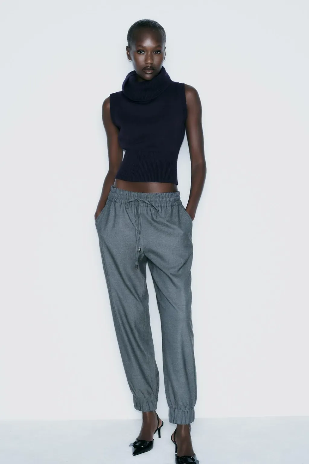 Hot PANTALÓN JOGGER BAJO PUÑO Mujer Pantalones|Sudaderas / Joggers