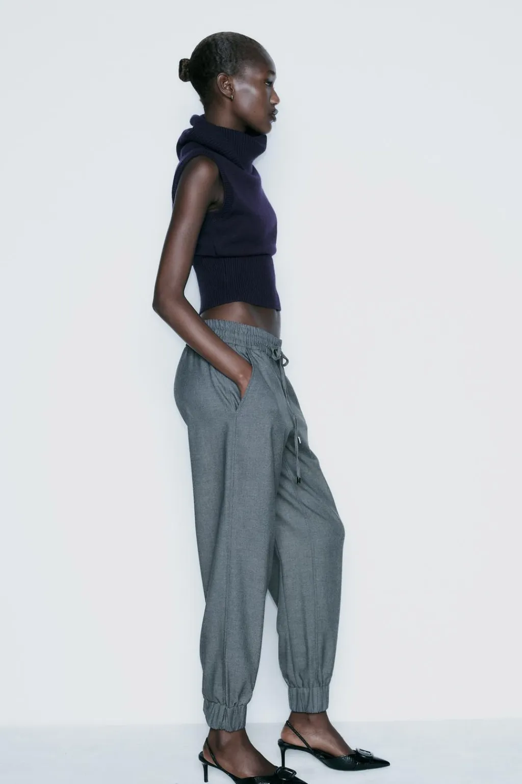 Hot PANTALÓN JOGGER BAJO PUÑO Mujer Pantalones|Sudaderas / Joggers