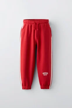 Niños ZARA 6 - 14 Años·Pantalones|6 - 14 Años·Deporte / Chándal<PANTALÓN JOGGER BANDAS