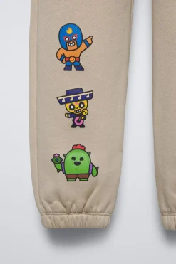 Niños ZARA 6 - 14 Años·Pantalones|6 - 14 Años·Total Look<PANTALÓN JOGGER BRAWL STARS © SUPERCELL OY