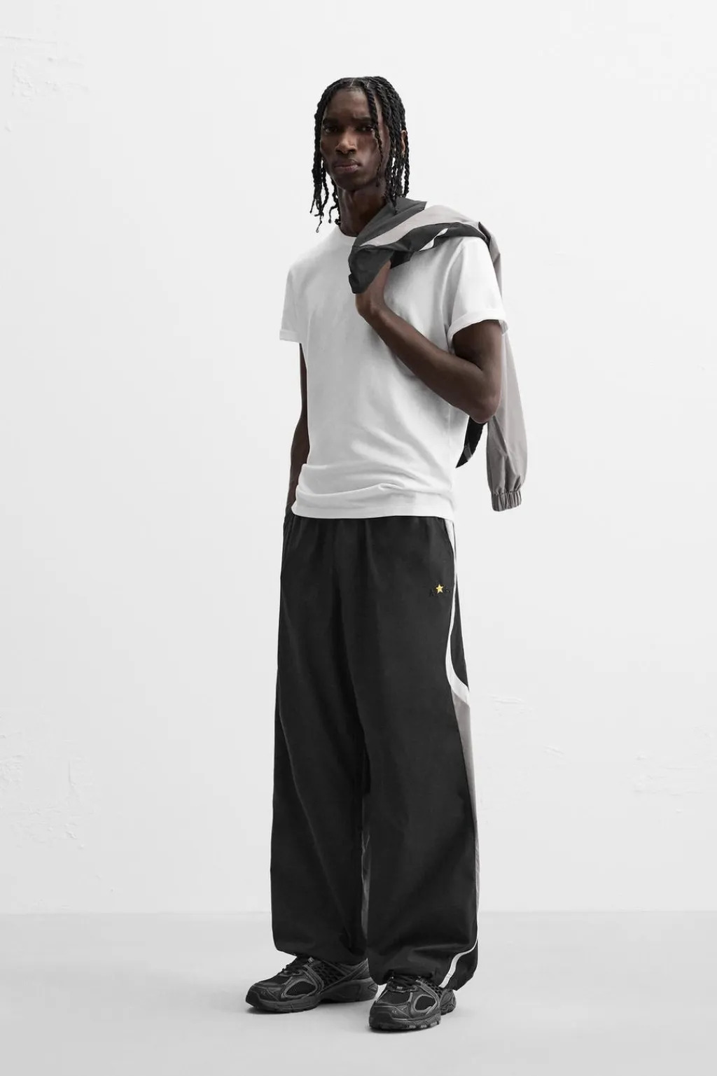 Hot PANTALÓN JOGGER COLOR BLOCK Hombre Pantalones