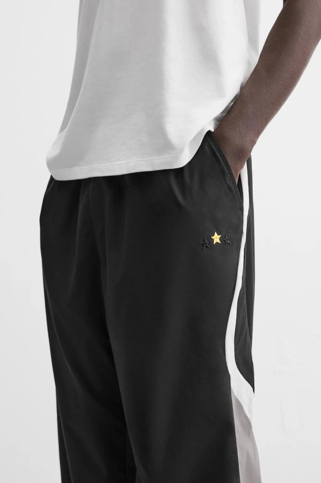 Hot PANTALÓN JOGGER COLOR BLOCK Hombre Pantalones