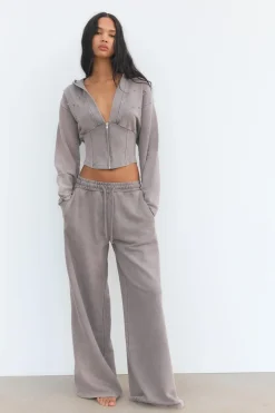 New PANTALÓN JOGGER EFECTO LAVADO Mujer Pantalones|Sudaderas / Joggers