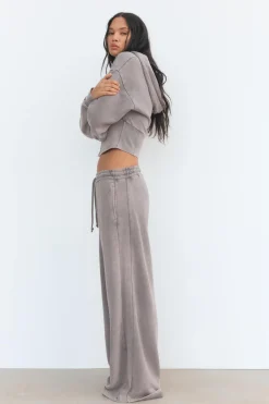 New PANTALÓN JOGGER EFECTO LAVADO Mujer Pantalones|Sudaderas / Joggers