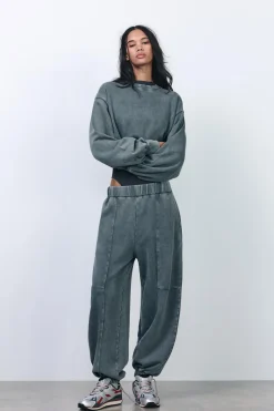 Hot PANTALÓN JOGGER EFECTO LAVADO Mujer Pantalones|Sudaderas / Joggers