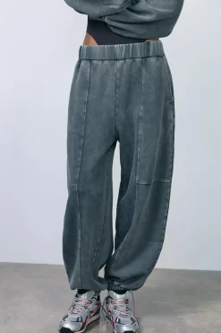 Hot PANTALÓN JOGGER EFECTO LAVADO Mujer Pantalones|Sudaderas / Joggers