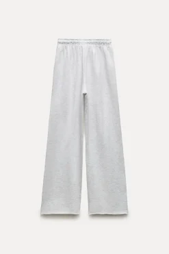 Outlet PANTALÓN JOGGER FELPA EFECTO LAVADO Mujer Pantalones|Sudaderas / Joggers