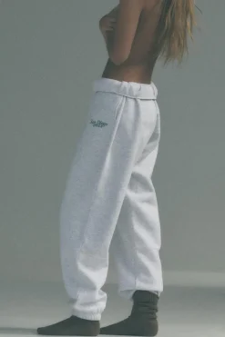 Discount PANTALÓN JOGGER FELPA TEXTO Mujer Pantalones|Sudaderas / Joggers