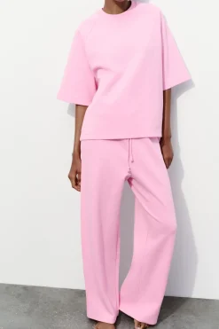 Outlet PANTALÓN JOGGER INTERLOCK Mujer Pantalones|Cárdigan / Jerséis