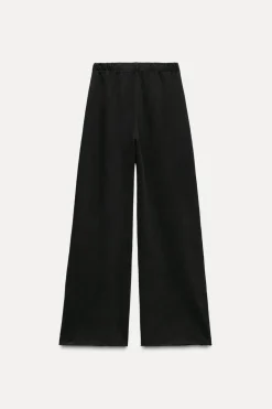 Fashion PANTALÓN JOGGER PALAZZO EFECTO LAVADO Mujer Pantalones|Sudaderas / Joggers