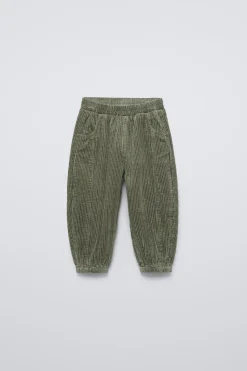 Niños ZARA 1½ - 6 Años·Pantalones|1½ - 6 Años·Pantalones / Leggings<PANTALÓN JOGGER PANA GRUESA