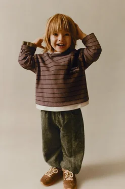 Niños ZARA 1½ - 6 Años·Pantalones|1½ - 6 Años·Pantalones / Leggings<PANTALÓN JOGGER PANA GRUESA