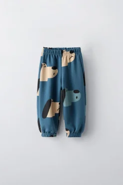 Niños ZARA 1½ - 6 Años·Pantalones|1½ - 6 Años·Pantalones / Leggings<PANTALÓN JOGGER PERROS